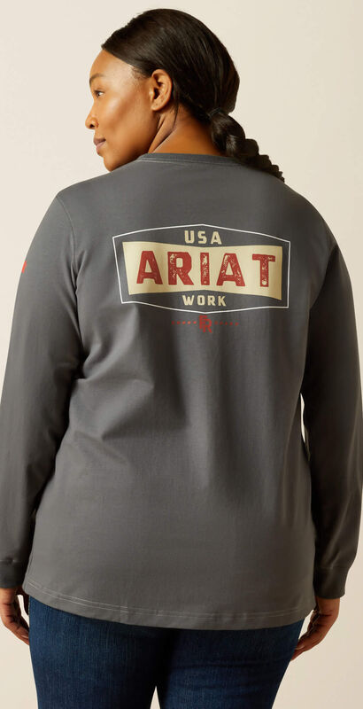 FR Pima Stretch US Logo Baselayer Back Plus